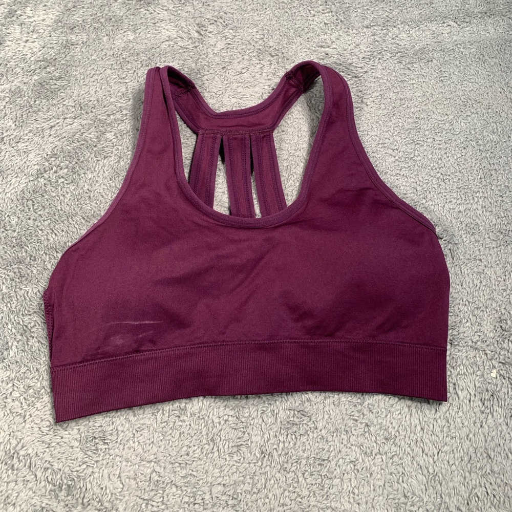 Leg3Nd Purple Sports Bra large strappy